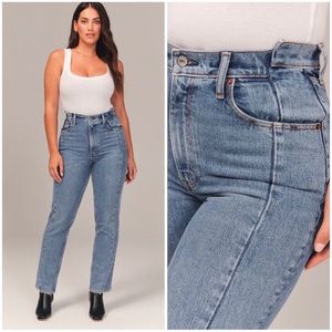 Abercrombie & Fitch 90’s Straight Ultra High Rise Jeans Size 8 Long